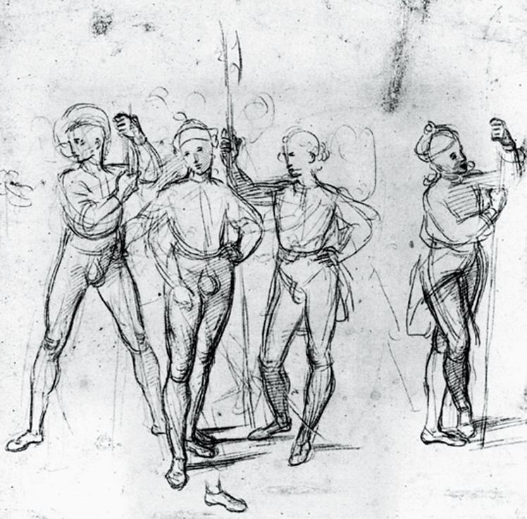   拉斐尔·桑西  Raffaello Santi  ——素描作品 (15)